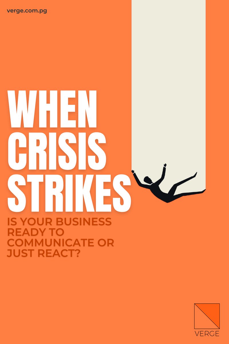 vergepng's tweet image. Is your business prepared for a crisis? Click on the link to learn how to protect your organisation's reputation with a communication strategy that works! 

linkedin.com/feed/update/ur…

#CommunicationsStrategy #CrisisCommunications #ProtectYourReputation
#VERGEPNG #PapuaNewGuinea