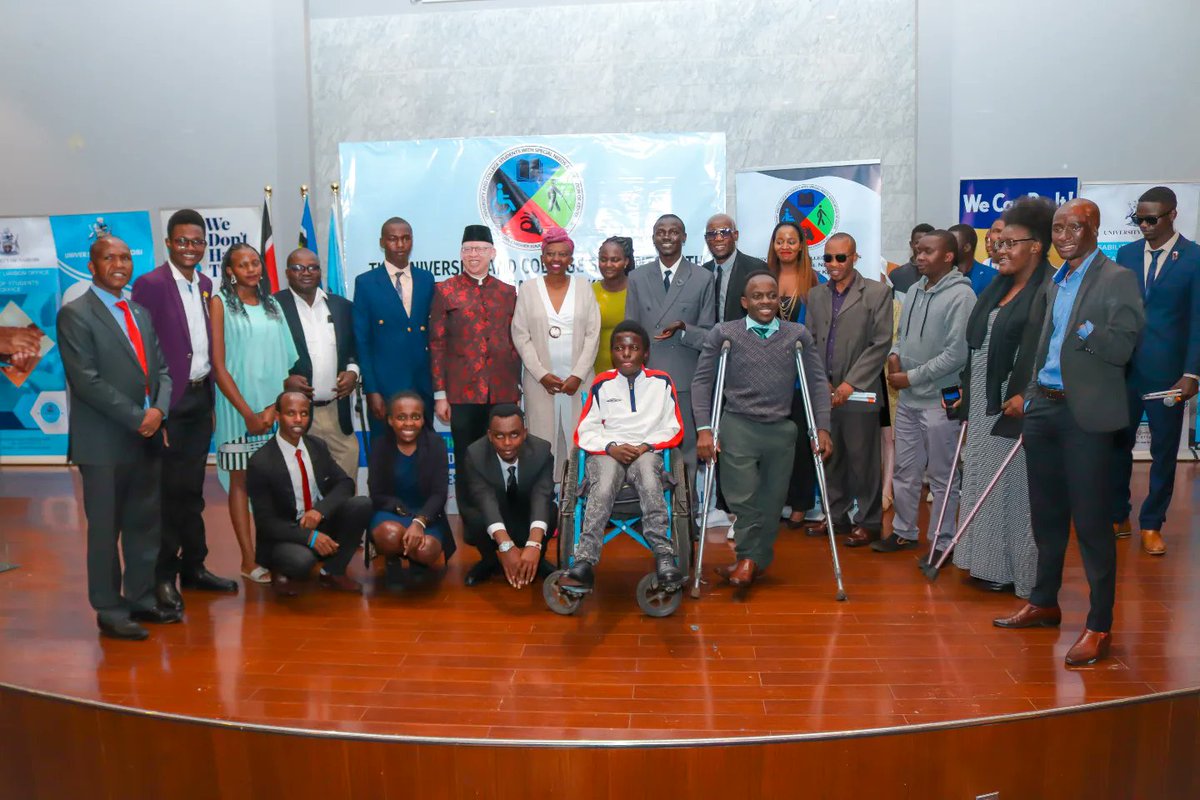 daddyowenmusic's tweet photo. Yesterday we launched UCSSNAK (University & College Students with Special Needs Association of Kenya)in a colourful event at the University of Nairobi together with my good friends, the first daughter Charlene Ruto@charleneruto , Hon. Isaac Mwaura and Henry Wanyoike. https://t.co/P8YYq3B5jH