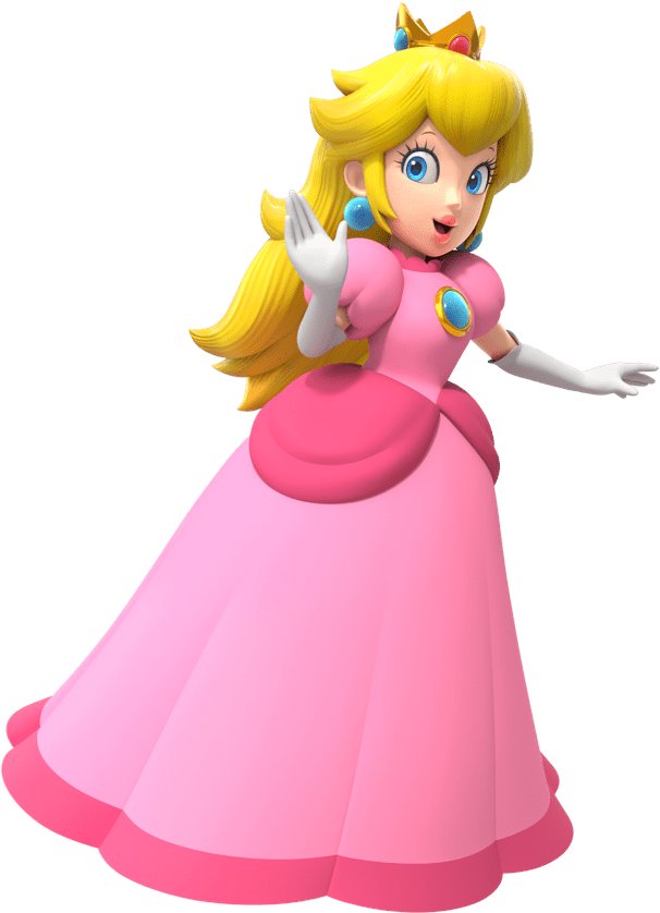 ACMatsy's tweet photo. Oh yeah, my biggest take-away from the movie? Bowser mentioned that Peach has heart-shaped bangs. She's had this character design for like 25 years, and I never saw it! https://t.co/0gpaDKXTDc