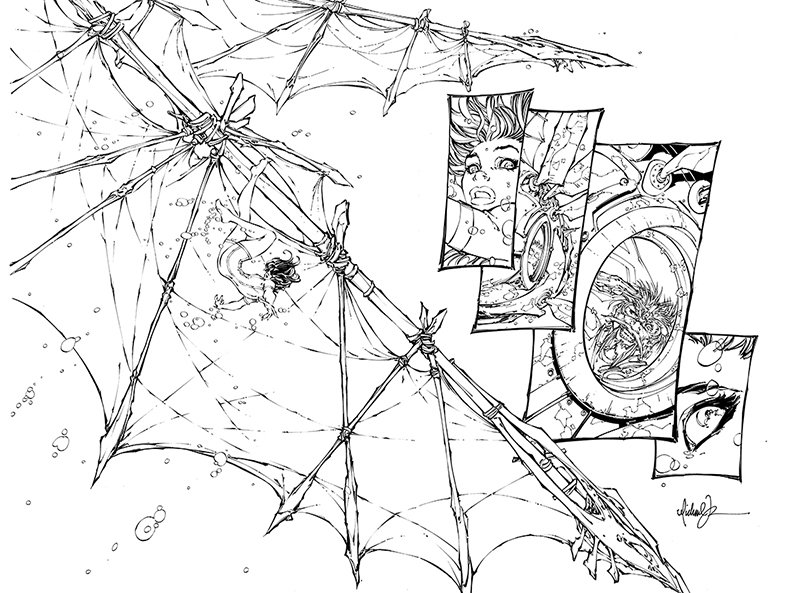 DailyTurnerArt's tweet photo. Fathom #10 pgs 13 &amp; 14 (2000), inks by Joe Weems V with @jonsibal and Edwin Rosell, colors by J.D. Smith, letters by Dennis Heisler
@TopCow #Fathom #Baha #Aspen  #MichaelTurner https://t.co/NgBBZfCH3U