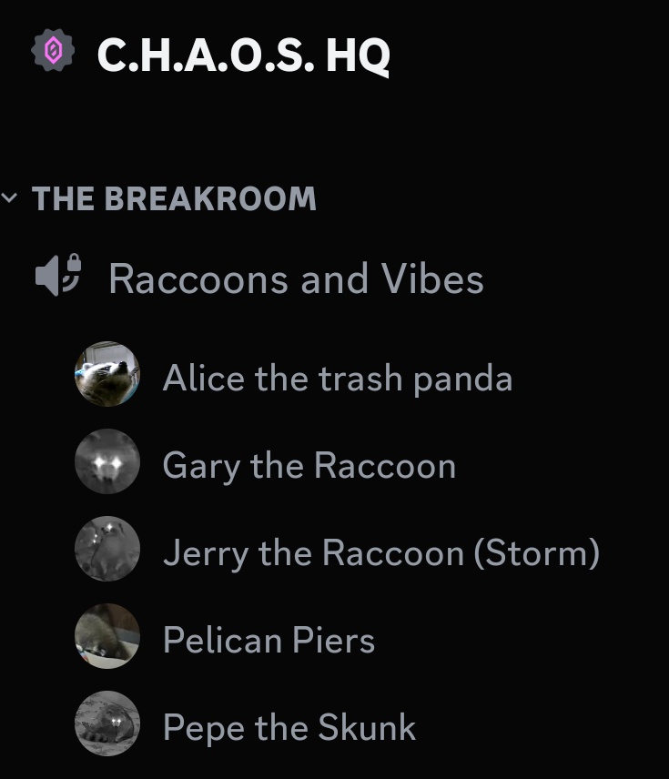 Game night at C.H.A.O.S. out of context: