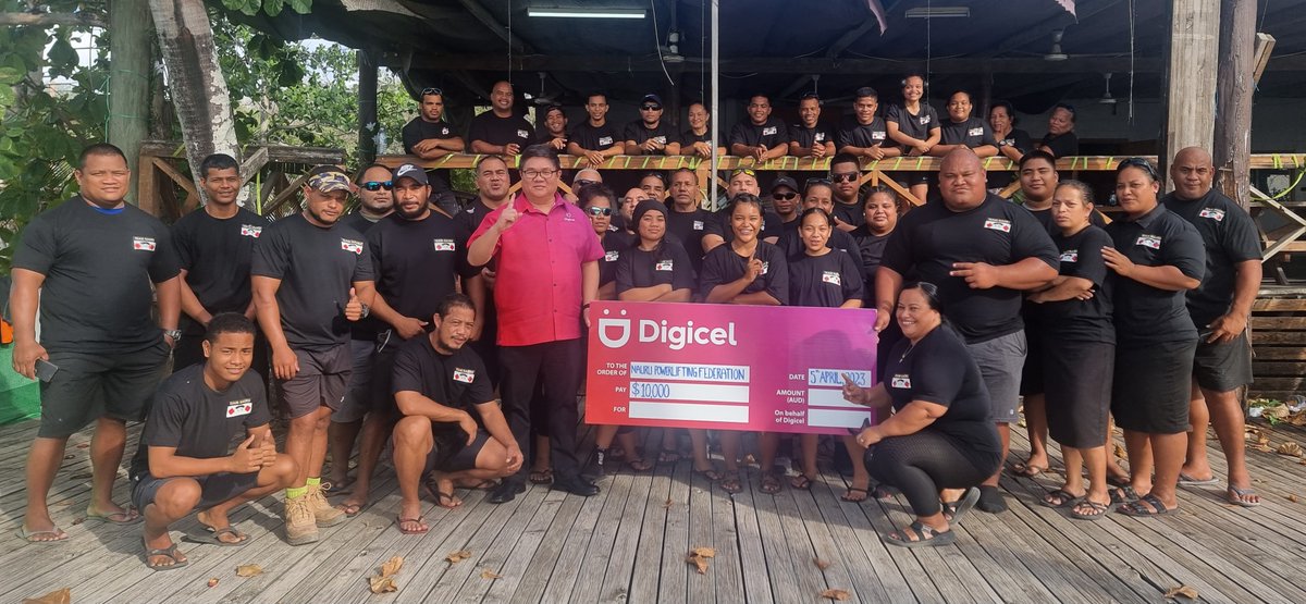Digicelnauru's tweet photo. Digicel today announced a $10,000 sponsorship for the Nauru Powerlifting team to the Oceania Regional Championship. 

The event will take place in Niue from 10–12 April.  

Read more: https://t.co/mXocDyR9lO #Nauru #Powerlifting https://t.co/GJ66ExJCV0