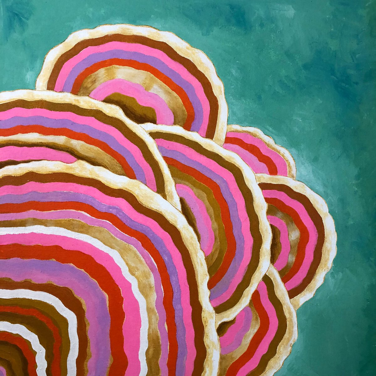 MandalouAu's tweet photo. Observing nature there is so much to be found not purely on the surface like the colours, pattern, shapes but also what lies beneath~the intelligent ideas linked to its existence and survival ππ»π #bracketfunghi #butterfly #painting #nature #bites #artist #nftartist #nftcommunity https://t.co/yRYKpV1SIF
