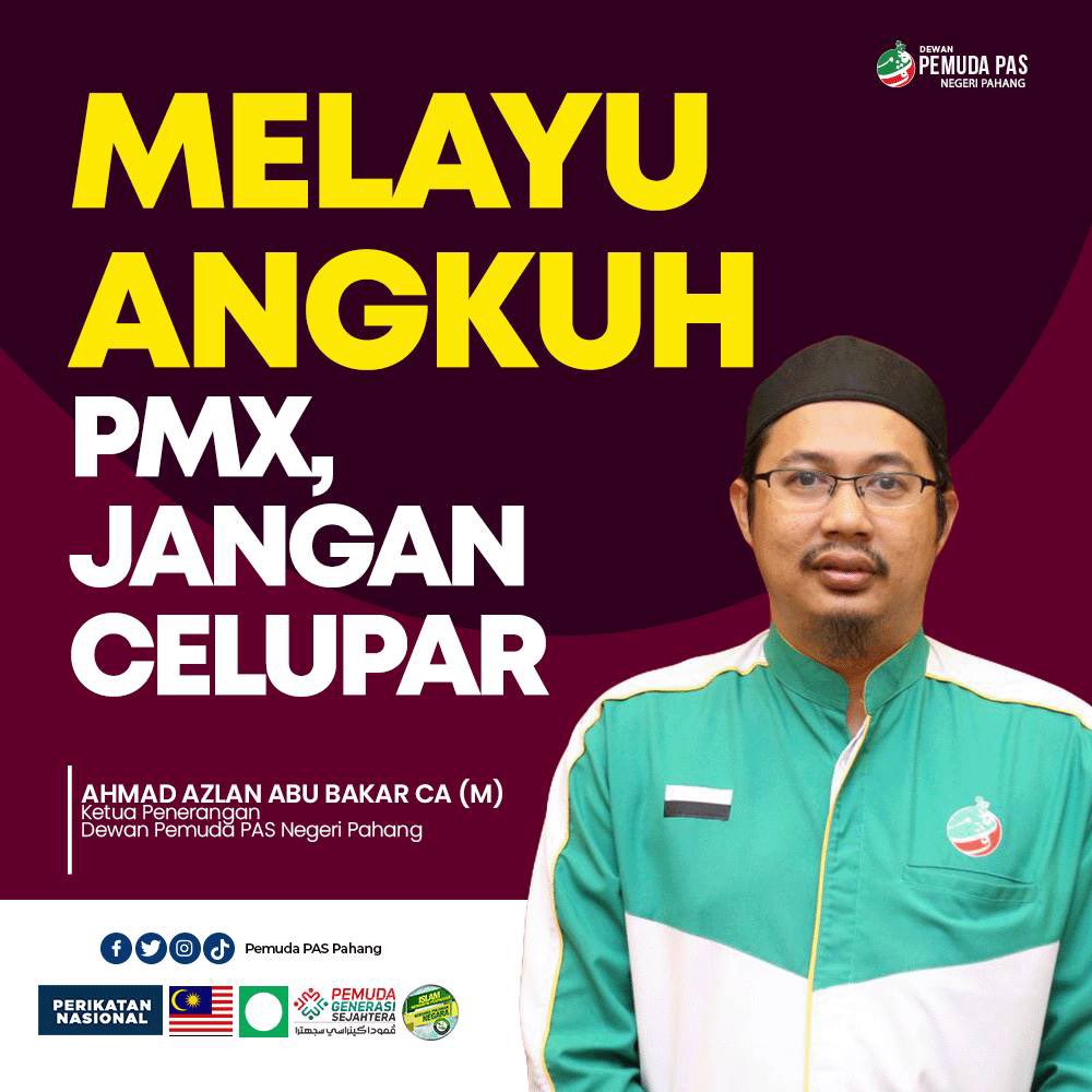 pas_pahang's tweet photo. Apa dosa orang Melayu Islam dalam era pemerintahan PMX?
Semangat PERPADUAN dan sikap menghormati antara kaum amat penting bagi mewujudkan sebuah negara yang aman dan damai.

https://t.co/5oVsNZ6Npm https://t.co/KImHA1Vqpi