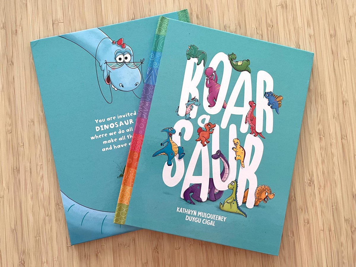 TadaaBook's tweet photo. The delivery person has made us happy two days in a row.
Roar a Saur is here, full of Roar-some fun!

Written by Kathryn Mulqueeney
Illustrated by Duygu Cigal

#kidlit #kidlitart #picturebook #childrensbook https://t.co/zB17IN7DiH