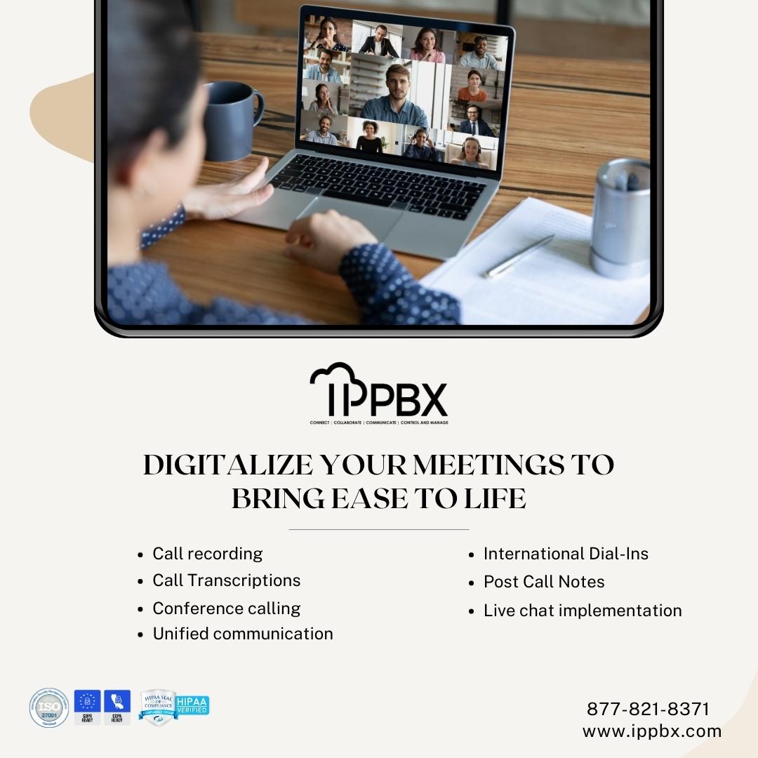 Ippbxusa's tweet photo. Say goodbye to distance barriers with IPPBXs advanced technology. Collaborate seamlessly with teammates and clients through video web conferencing. Discover more at https://t.co/DPHoVHPYJR
#ippbx #ippbxservices #management #teammanagement #usa #business #hdcall #voicemail https://t.co/V2SXLlt5I4