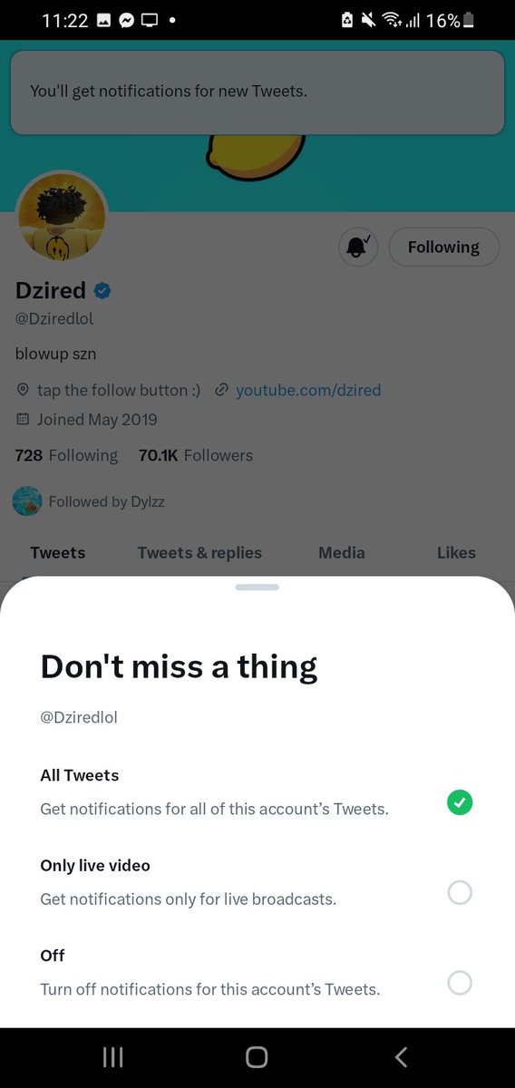 Joshua tweet media