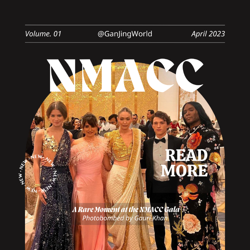 GanJingWorld's tweet photo. ✨📷💃 Tom Holland, Zendaya, Gigi Hadid Pose at NMACC Gala with Gauri Khan Photobombing    #nmacc #nmaccgala #tomholland #zendaya #gigihadid #celebrity #celebritystyle #celebrityfashion