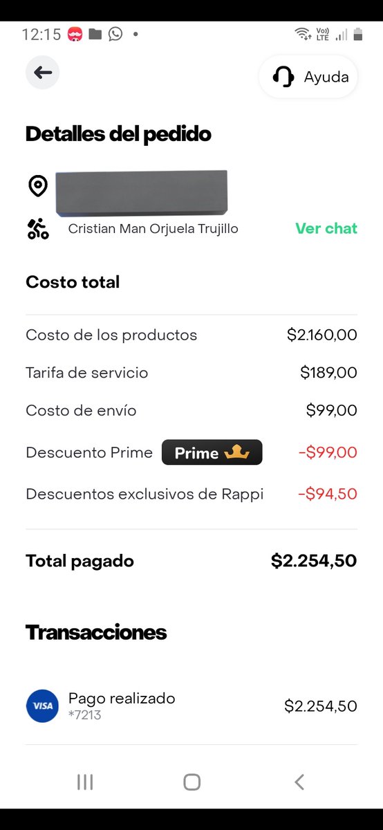 renataaylen's tweet photo. ACABO DE SER ROBADA POR @RappiArgentina  y el repartidor. Marcan como entregado un pedido y NUNCAFUEENTREGADO
NECESITO UNA RESPUESTA QUE ME DEVUELVAN MI PLATA.
@RappiArgentina Me dieron el número de teléfono del repartidor y es INVALIDO
@RappiArgentina #rappiestafa #rappiladrones https://t.co/xwfPx4hopA