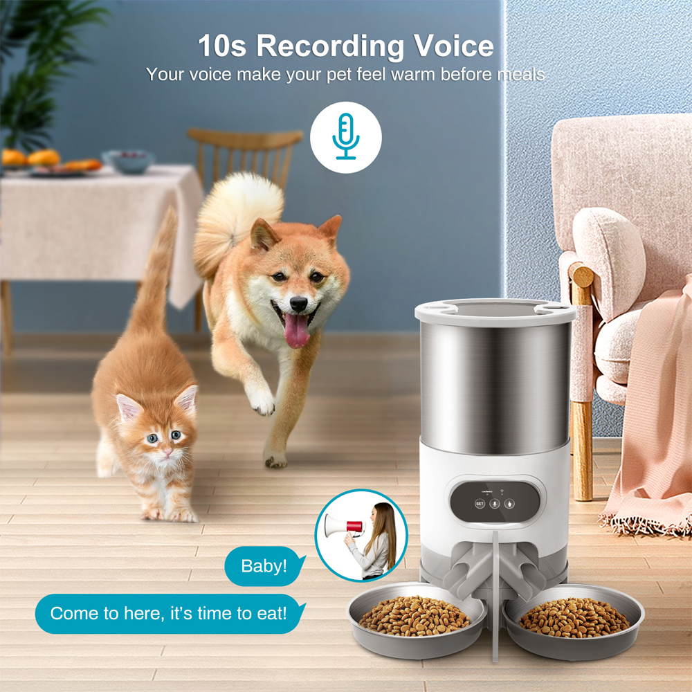 KCstore3's tweet photo. Smart APP Pet Feeder Cat And Dog Food Automatic Dispenser Stainless Steel Bowl Cats And Dogs With Recording Timing Feeding
Click Here https://t.co/eSWrXClDBF

#dogfeeder #catfeeder #kcstore #doglovers https://t.co/idBi10B53I