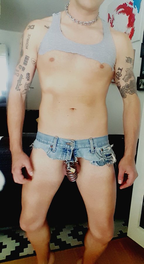 gayslaveacademy's tweet photo. Hey slave! Imagine wearing this for the party with My buddies. Would you feel a little #exposed? Good thing for a slave to feel.  #clothingcontrol #Collared #locked #exposed #CMnm #gay #slave #gayslave #slavetraining #gayslavetraining https://t.co/MpEJQ151ay