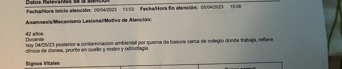 carocatalinalu's tweet photo. @jO___cE @Egon_23 Muy molesta ya que estos  gases tóxicos afectan directamente a las personas con alergias respiratorias , provocando crisis alérgicas y la mutual de seguridad no reconoce este diagnóstico como laboral, siendo que ocurrió en el trabajo  por los gases tóxicos en el sector norte 😠 https://t.co/ZzisgdWk2h
