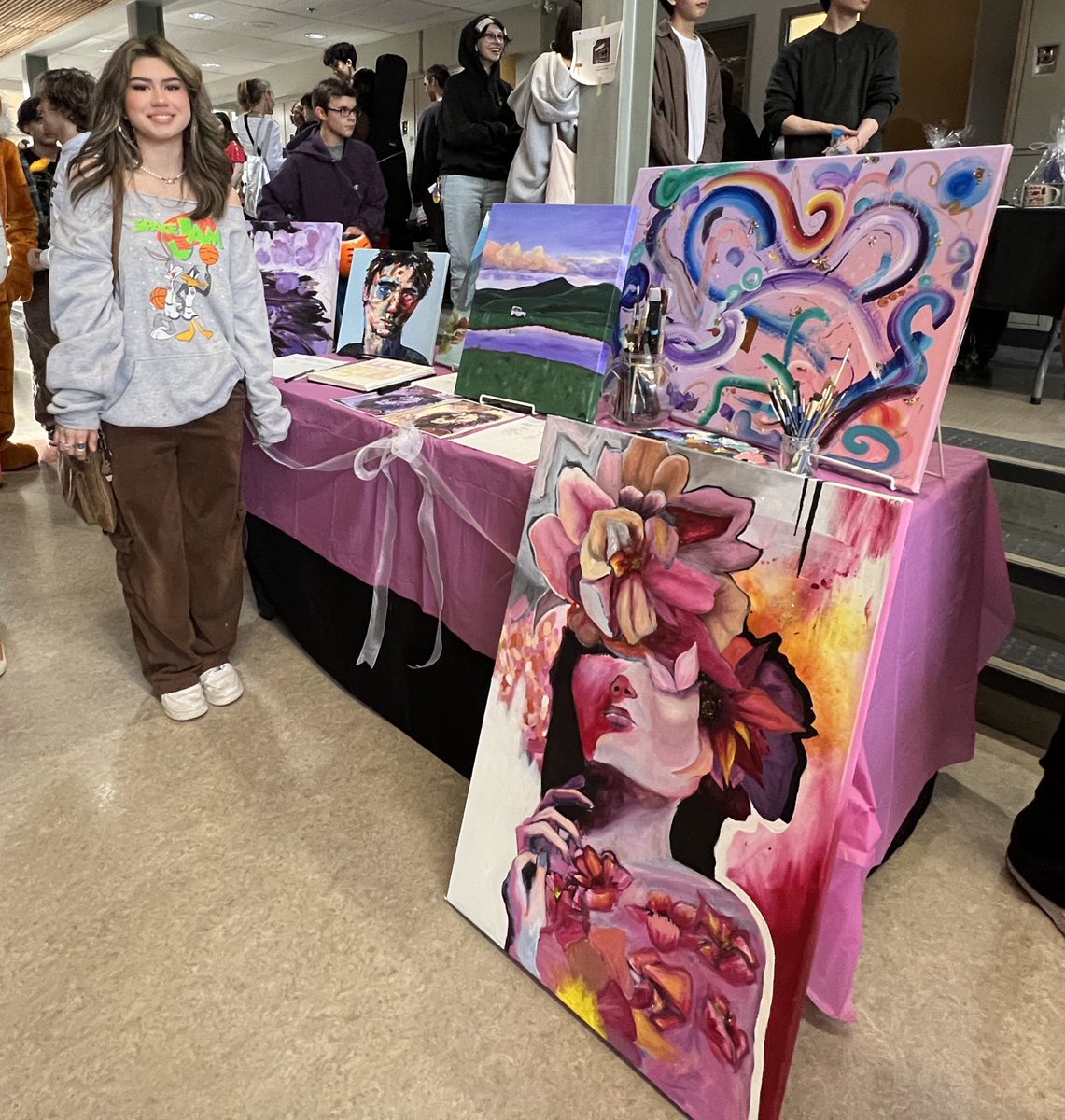 I had fun at “Capstone Market” hosted by very talented &amp; creative Gr 12 <a href="/SutherlandSec/">Sutherland Secondary</a> students! Lots of amazing projects, music performances, food &amp; silent auction with partial proceeds to <a href="/BCChildrensHosp/">BC Children's Hospital</a> Always great to see Admin, Teachers &amp; Mayor <a href="/LindaCBuchanan/">Mayor Linda Buchanan</a> #NorthVan