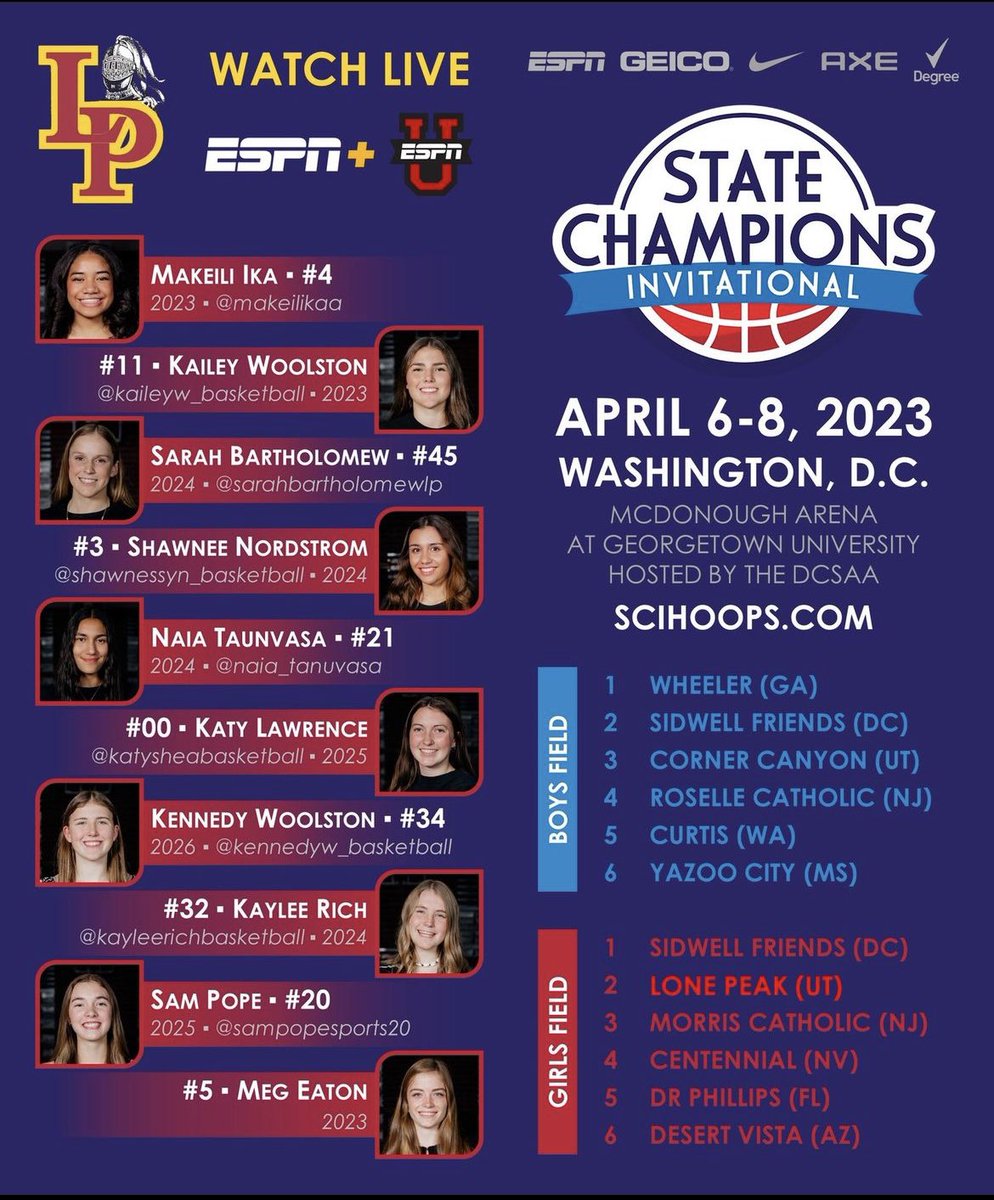 ShawnessyNords6's tweet photo. Let’s get it LP. @LPHSbasketball @BasketballNZ @MtnWestPremier #basketballgirls  #statechampions #ESPN https://t.co/rPDwj3qzRj