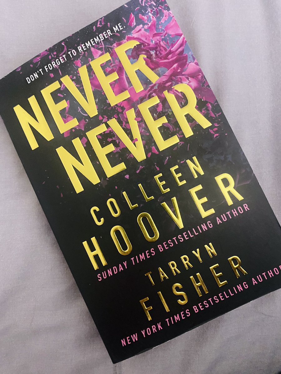 Danielle92_xo's tweet image. Book 15 of the year is #NeverNever by #ColleenHoover &amp;amp; #TarrynFisher. I’m enjoying it so far. Will rate it when I finish it. 📖😊 #booklover #book #novel #fiction #currentread
