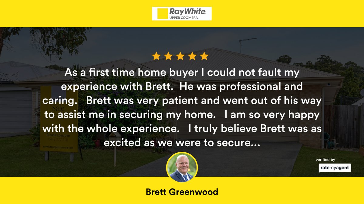 So happy I could play a part in helping you secure the property, such a thrill to be involved with a first home owner! #brettgreenwood #raywhiteuppercoomera #happybuyer #number1agency #willowvale