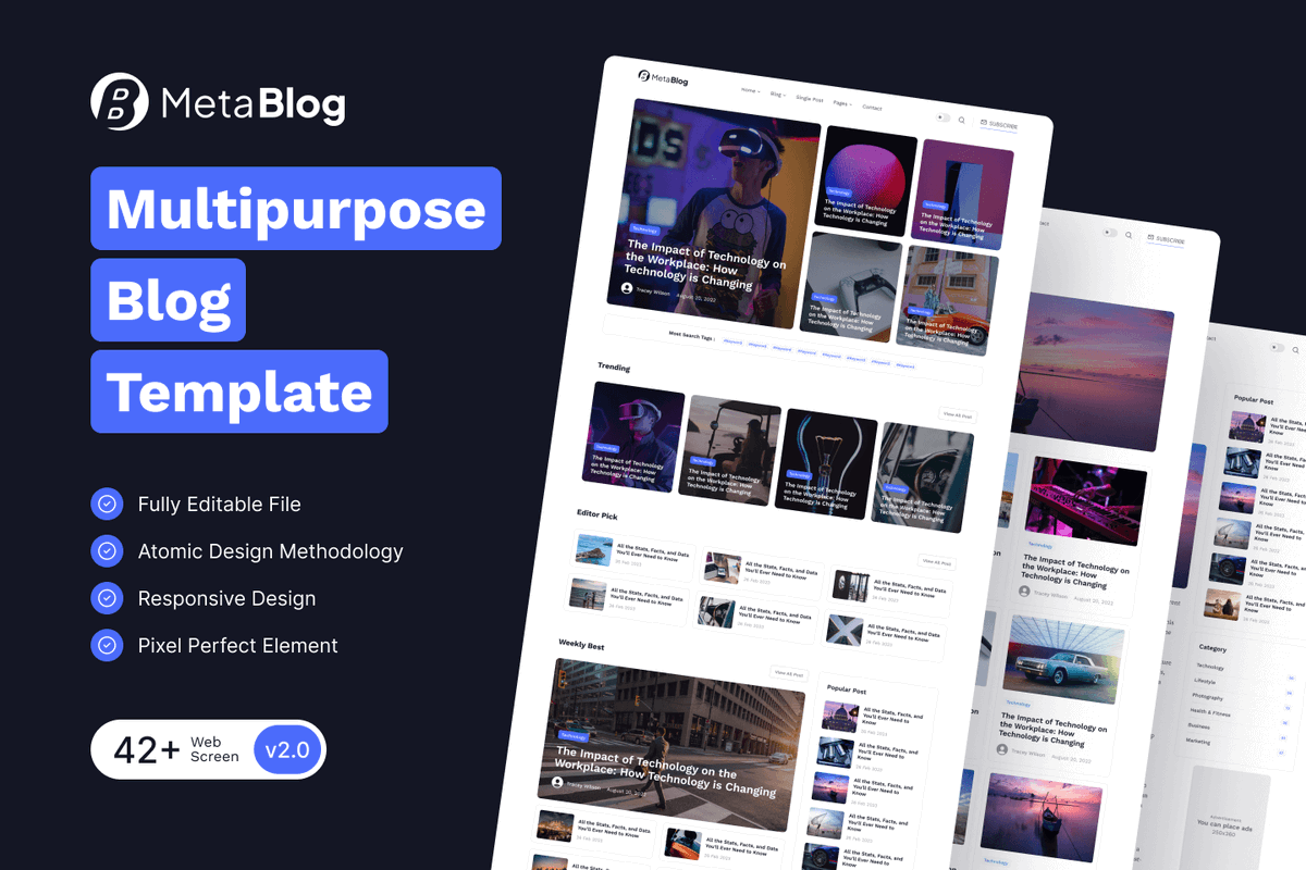 js_template's tweet image. Check out Free Blog Template  | Modern &amp;amp; Creative design by Shakil Khan and 1 other on @figma: figma.com/community/file…