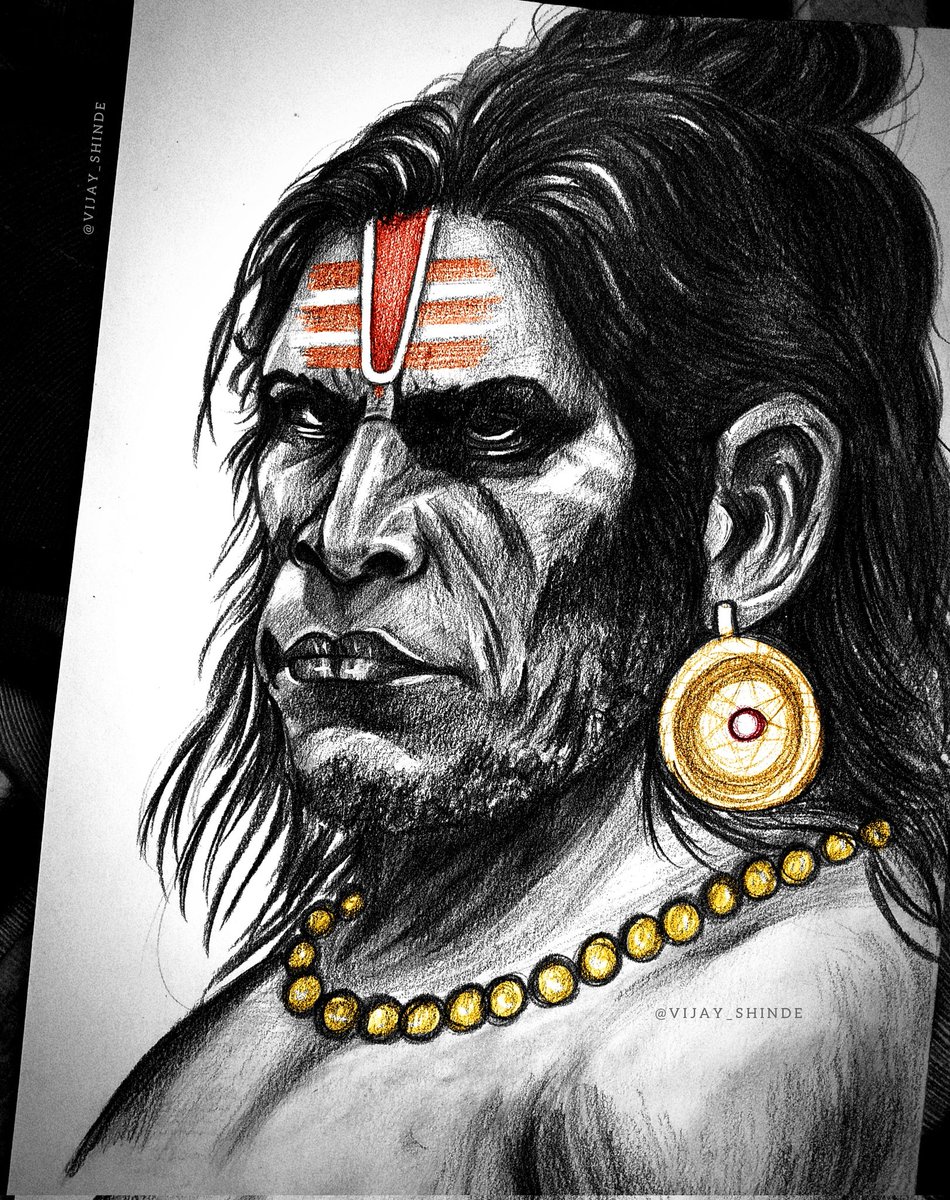 अंजनीपुत्र ✨
. 
#hanumanji
. 
Sketch on A4 size
. 
#hanumanjanmotsav #HanumanJayanti #Adipurush