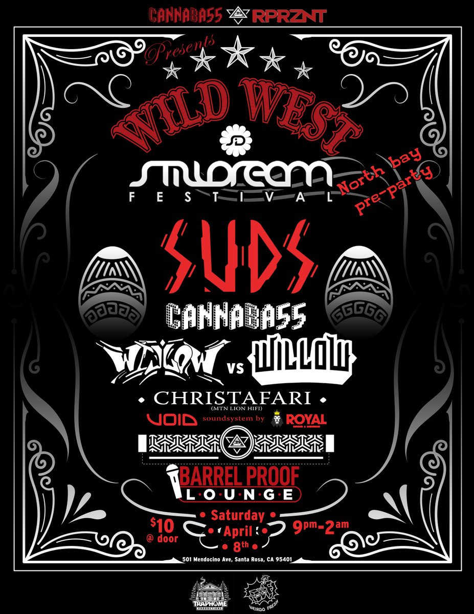 ⚡The Road to Stilldream - Santa Rosa April 8th! The North Bay is kicking off the year with our good friends Reprezent Clothing and Cannaba55! Don’t miss it as we celebrate the launch of the New Spring Reprezent clothing line. Void Sound by: Royal! mailchi.mp/764710d6951d/t…