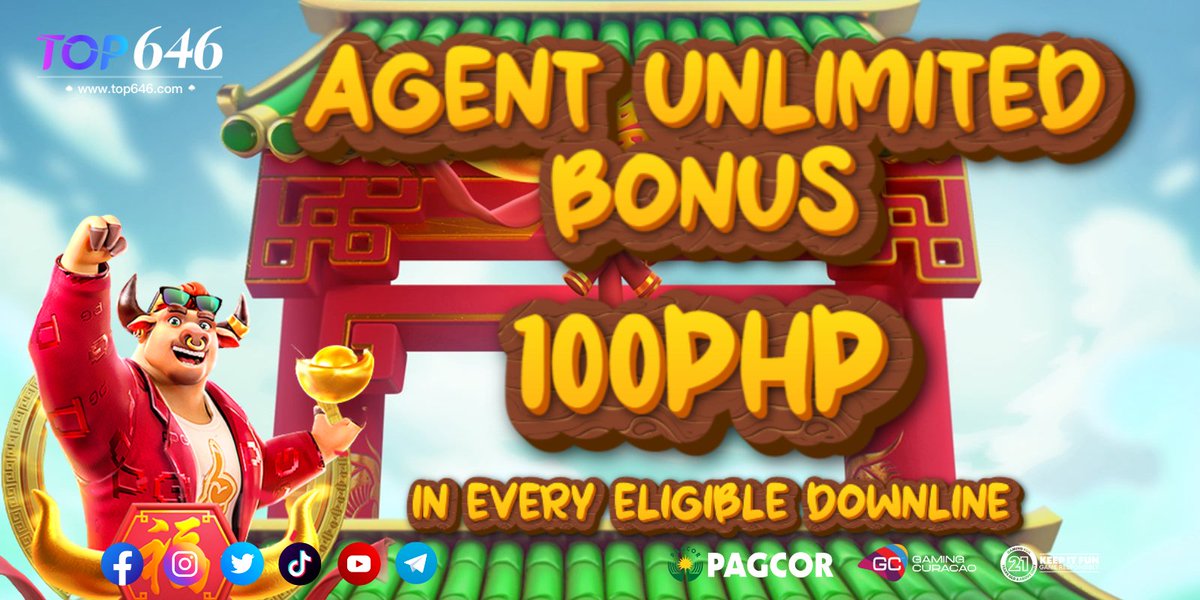 top646_partners's tweet photo. TOP646 AGENT UNLIMITED BONUS
#top646 #agents #promotion #unlimitedbonus #onlinegames
🤩 Get unlimited 100php bonus sa bawat direct downline deposits of at least 300php and above. Qualified downline member also able to get 20php. https://t.co/E0Kcp98VkY