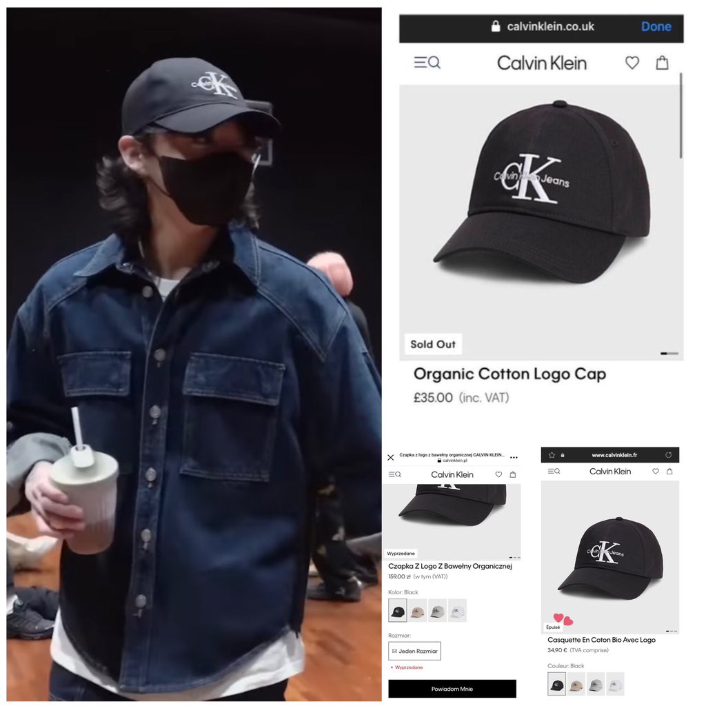 JK DAILYʲᵏ on X: "[INFO] The Calvin Klein Monogram Cap worn by Jungkook is  Sold Out on @CalvinKlein's Poland, U.K, France websites. SOLD OUT KING  JUNGKOOK #JUNGKOOKxCALVINKLEIN https://t.co/uOl2dj8Lzf" / X