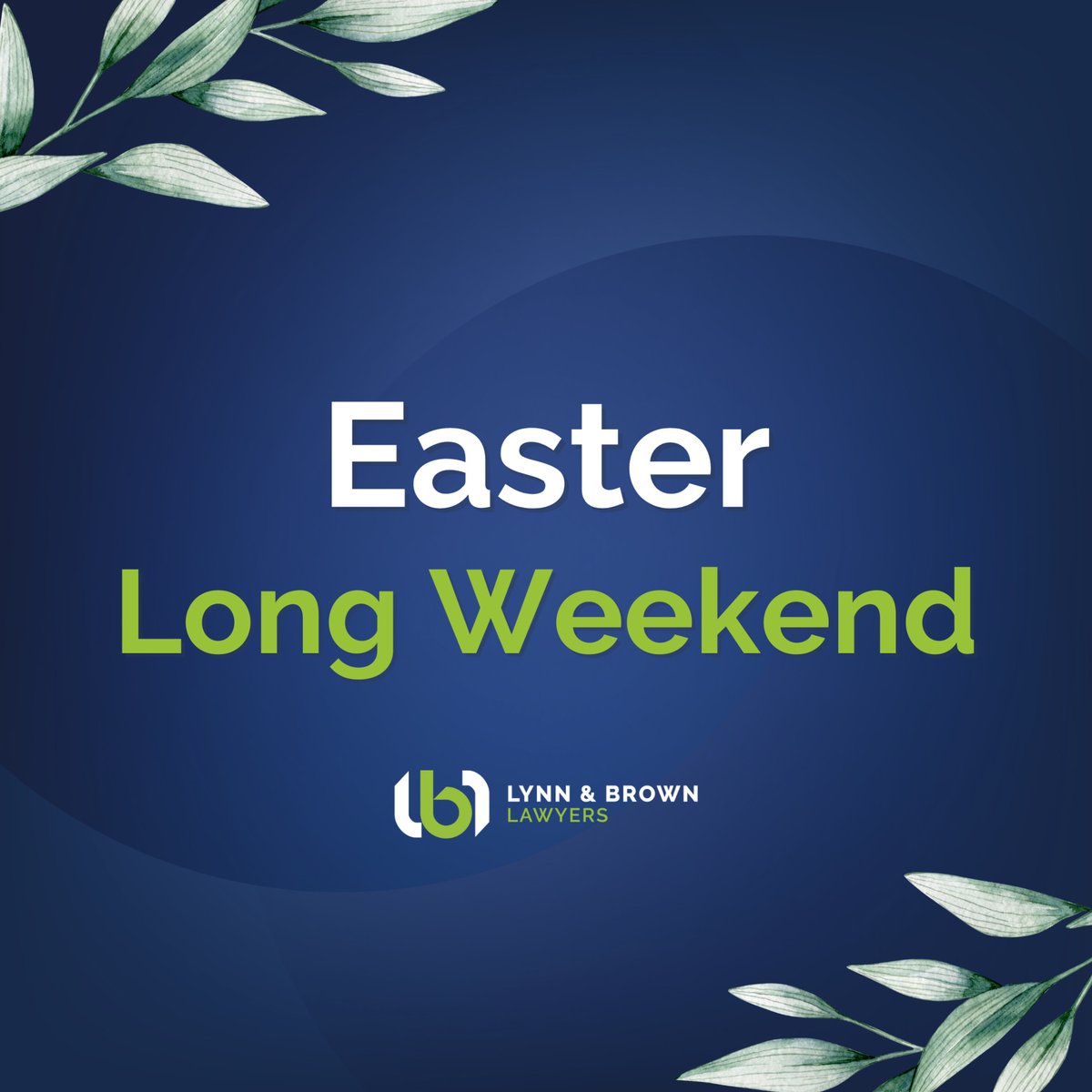 Our offices are closed for Easter Long Weekend. We hope you and your families enjoy some time off and we will be back open on Tuesday, 11th April 2023 at 8:30AM. 

Happy Easter! 🐰