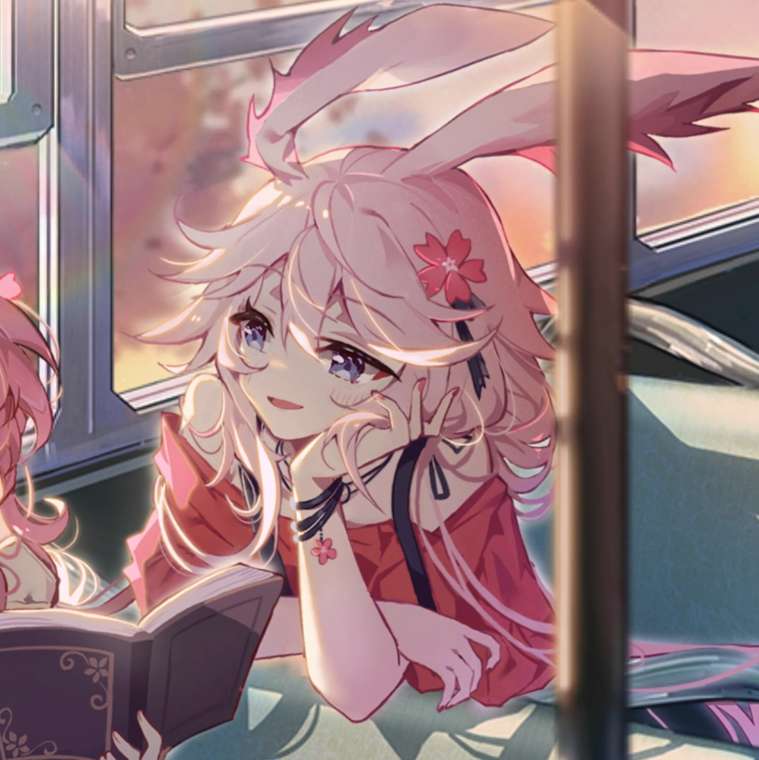 AnythingHonkai's tweet photo. Yae Sakura (Retrospective HG2) owes money to Yae Sakura (Reborn HG2) https://t.co/cOPGdvrVgp