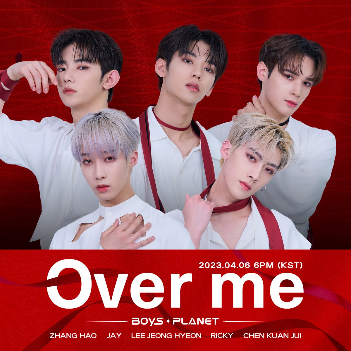 _mnetboysplanet's tweet photo. <ARTIST BATTLE> 신곡 컨셉 포토 | Over Me

오늘 저녁 6시, 각기 다른 다섯 가지의 매력을 담은
<아티스트 배틀>의 신곡이 발매됩니다!

기대 많이 해 주실 거죠? ˃̵ ᴗ ˂̵✦

5세대 신인 K-POP 보이그룹 데뷔 프로젝트
〈#BOYSPLANET〉

#OverMe #오버미 #보이즈플래닛 #Mnet https://t.co/v9t0qJLJpW