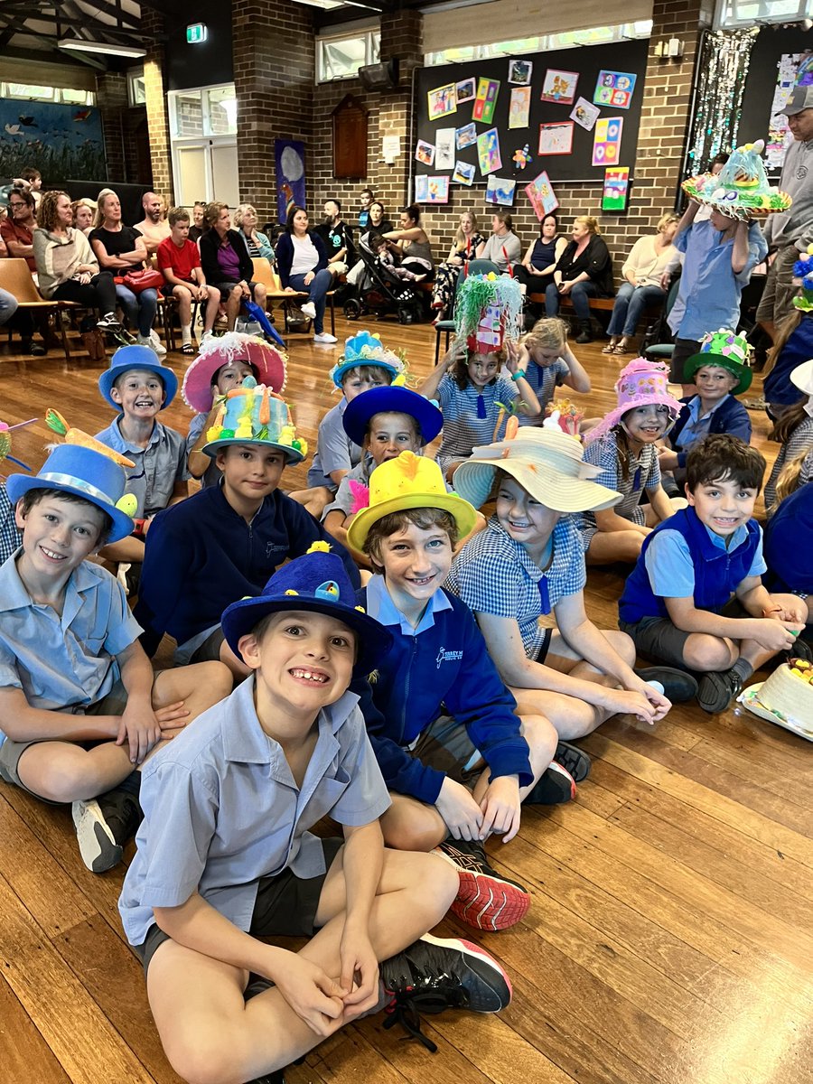 TerreyHillsPS's tweet photo. What a wonderful way to farewell Term 1 with a whole school Easter Hat Parade. Thank you everyone in the THPS community for your support. We look forward to an exciting and enriching term ahead. https://t.co/UmbVhMewdW