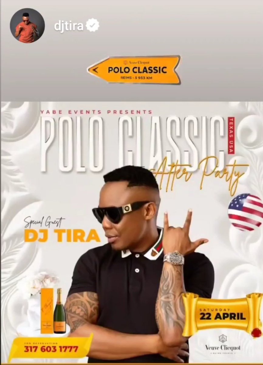 MCBonde1's tweet photo. @DJTira will be LIVE at the #PoloClassicWeekend in #Dallas #Texas April 21st-23rd. 

#GetYourTickets it will great weekend were #Music + #Fashion + #Food will come together. 

Brought to you by: @FariYabe of #YabeEventz https://t.co/FUHx5fJAuZ