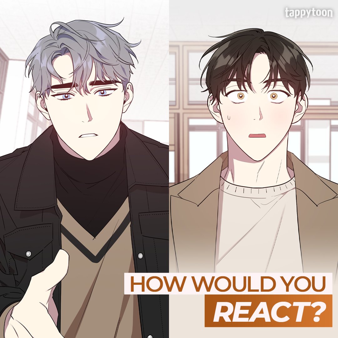 Tappy_toon's tweet photo. What would YOU do if your idol bumped into you? 😳 And then offered his hand to help you up?  

🔞 Read My Bias is Showing?! only on Tappytoon web 
👉 https://t.co/P2T2PkdjZd  

#BL #Tappytoon #Comics #MyBiasIsShowing https://t.co/o66b5DjYFT