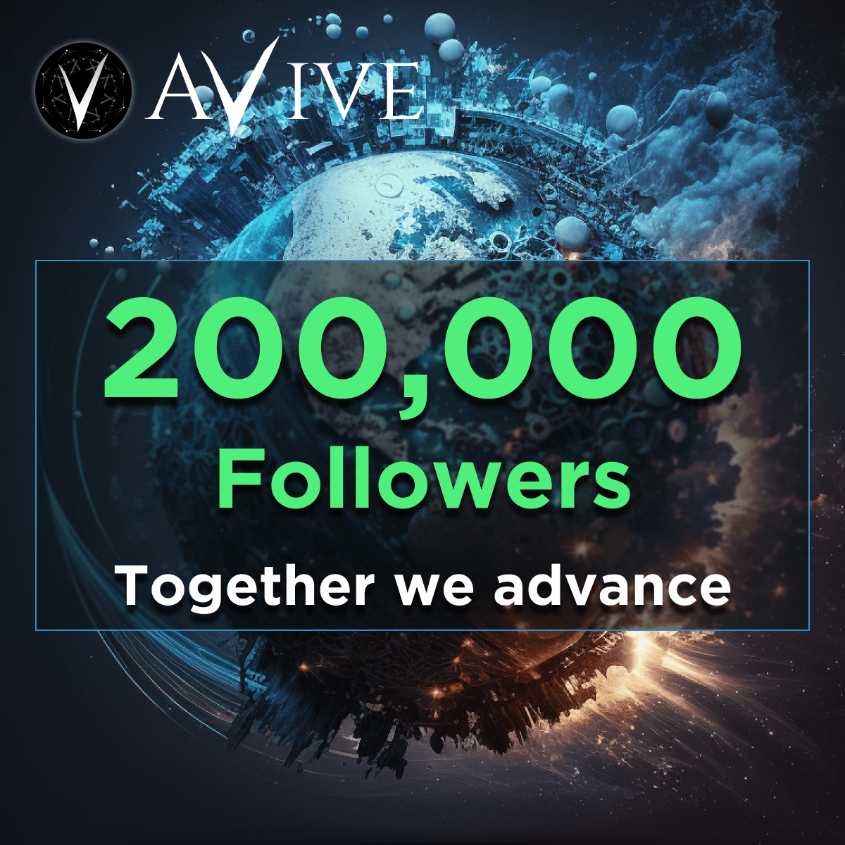 AviveAPP's tweet photo. 🔥200,000+ Followers！

💕Thank You #AviveCitizens , Wherever You Are! https://t.co/xWJbN7G5pa