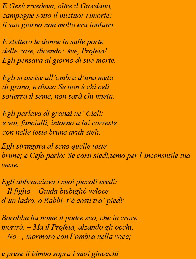 Antonio79B's tweet photo. Oggi nel 1912 moriva il #poeta, critico letterario e accademico #GiovanniPascoli, figura emblematica della letteratura italiana di fine '800 e tra i più importanti rappresentanti della corrente del #Decadentismo italiano, rileggiamo la sua #poesia GESÙ.

#GiovedìSanto.

#6aprile. https://t.co/PpB5UcqwgJ