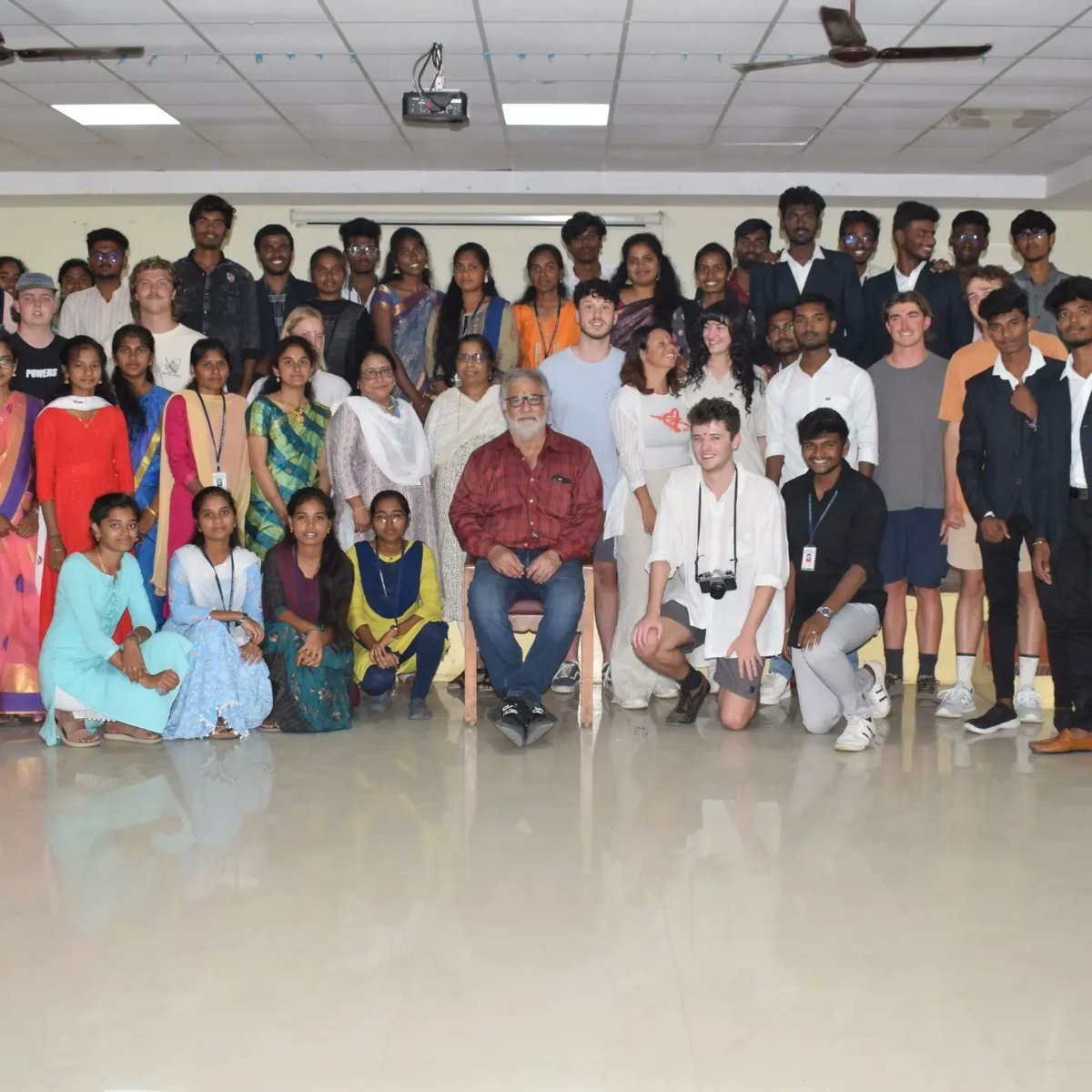 Fcripon_student's tweet photo. Students form Curtin University, Australia has visited Dr. MGR Fisheries college and research institute, ponneri for a cultural exposure tour.

Various cultural events were organised by our college to entertain and educate them regarding our culture https://t.co/RJ9zS1DK9i