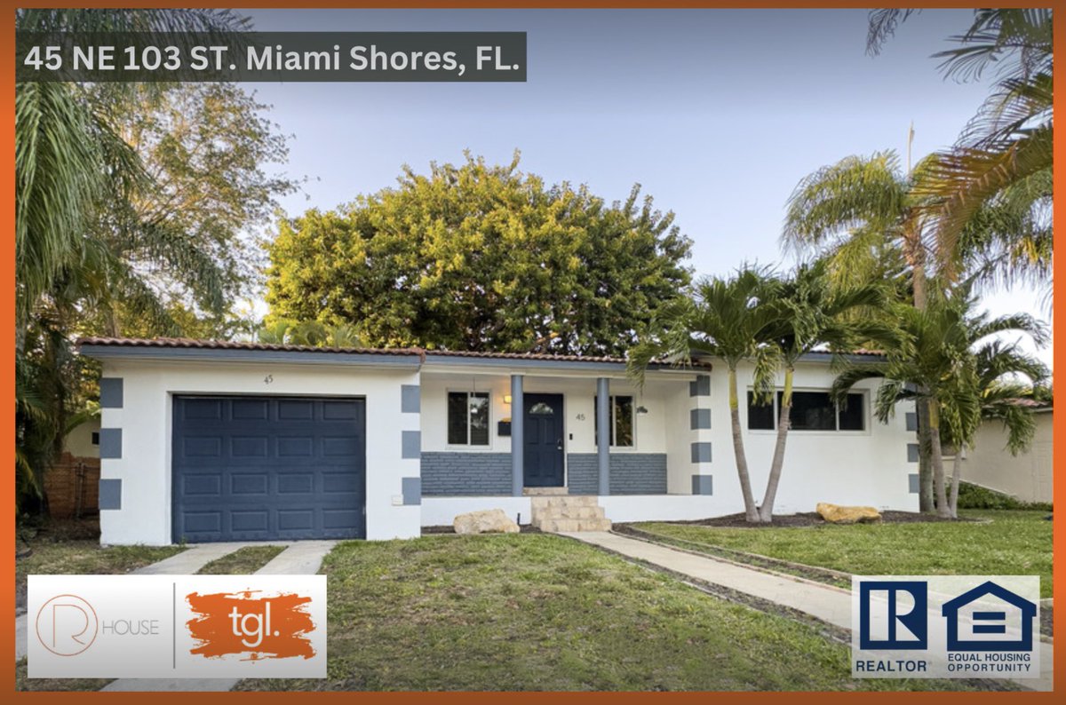 🔑 JUST SOLD 🔑 
Represented the buyer in his purchase of this #MiamiShores charmer. Want to live the American dream? Start your real estate journey today. Visit TheGrossoListings@gmail.com