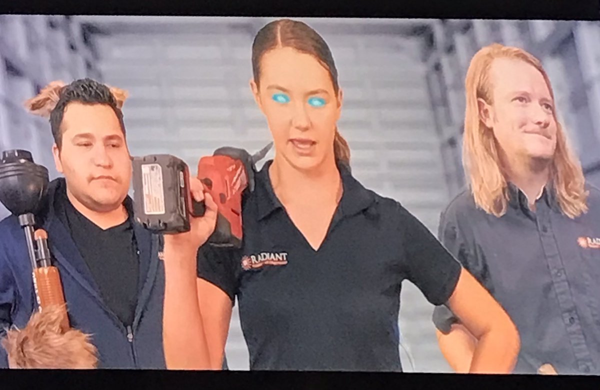 _Tech2Call's tweet photo. LWTwJO  
S10E3
I believe the movie that Radiant Plumbing was going for was Spaceballs with a dash of Avengers thrown in there

#spaceballs #avengers #radiantplumbing #easteregg #ads #emmy 
@iamjohnoliver  @LastWeekTonight https://t.co/t8TXmu8IbF
