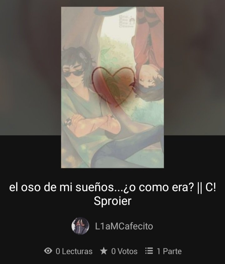 Lim2d0xcut3's tweet image. EMPEZE A HACER UN FANFIC C!SPRØI3R, por las dudas censuro el nombre 

No se trata de nada fijo, la cosa va a ser de varias ideas, como los one shots pero

Tomo cualquier idea para seguir con esto ^^seguro haré modificaciones al futuro pero me gustaría que tenga apoyo ♡