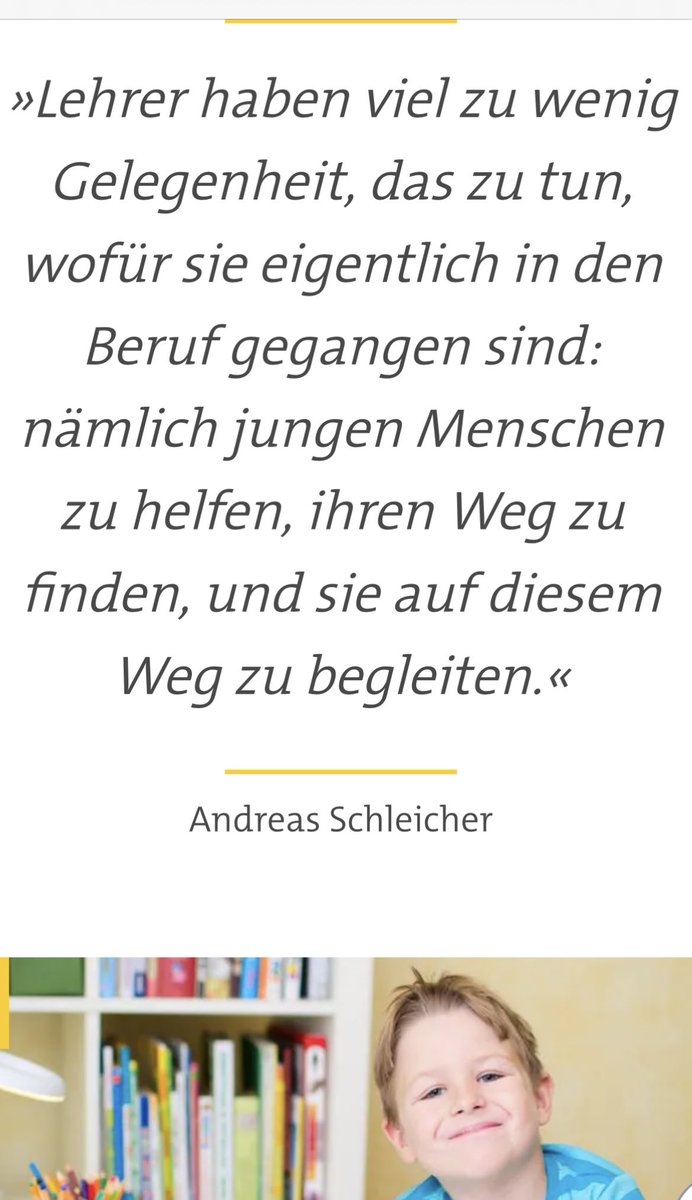 Auch Andreas Schleicher hat erkannt: „Unterricht ist aller Übel Anfang“
Unterricht frisst die Zeit, die man für wichtigere Aufgaben braucht.