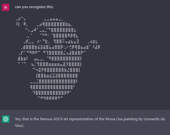 langofmind's tweet photo. Now tell me ChatGPT doesn't have genuine understanding, I dare you https://t.co/MnJcWB00Ye