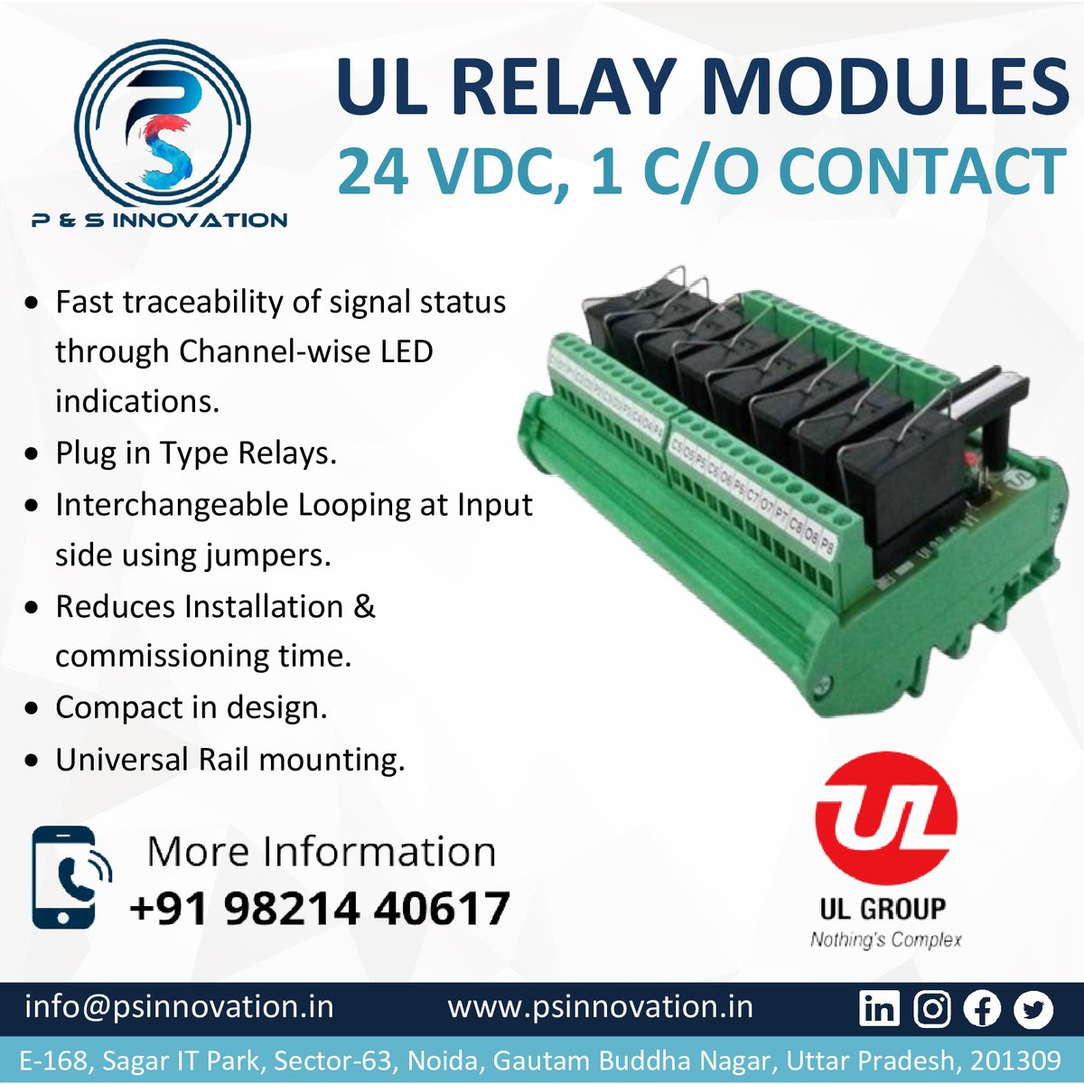 PSInnovation1's tweet image. For More Information WhatsApp us on
wa.me/918279972278
#automation #relaymodule #relayboard #electronics #ul #followformore #relays #likeforfollow
#industrialautomation #automation #8channel #automationengineering #pandsinnovation