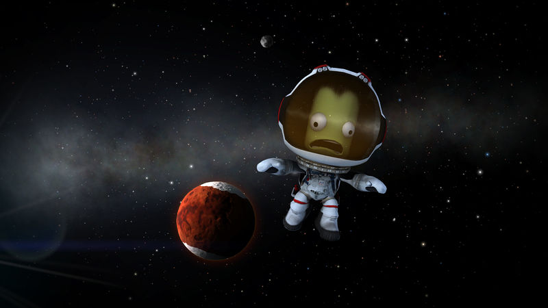 RandomThingsBot's tweet photo. Bob Kerman has put on an HEV suit. https://t.co/B8HuuUtFmg