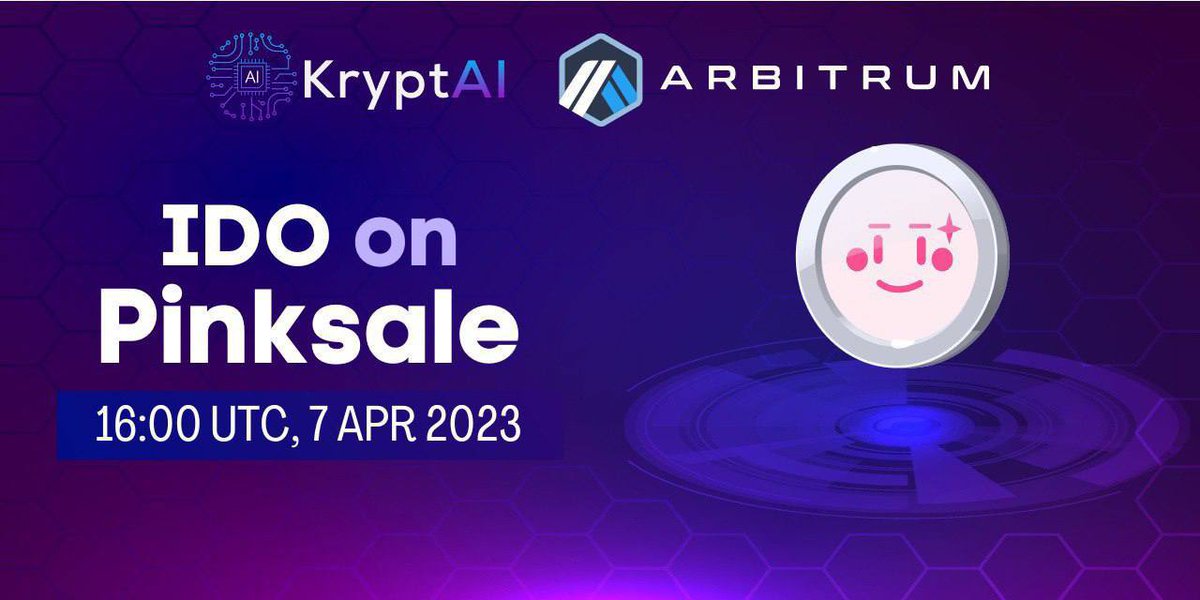 Whitelisting for KryptAI IDO on Pinksale

Launching on Arbitrum, KryptAI is bringing truly innovative products to the market by fully unleash the power of Artificial Intelligence (AI) #IDO #Pinksale #Kommunitas $ARB

✅ KYC ✅AUDIT ✅CMC
✅ Kommunitas

gleam.io/Z64QO/kryptai