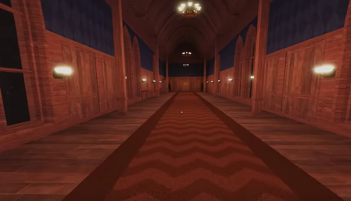 RandomDoorsBot's tweet photo. MrBeast loves to play Piggy with El Goblino in the Grand Hallway. https://t.co/UoyzaTy4Wx