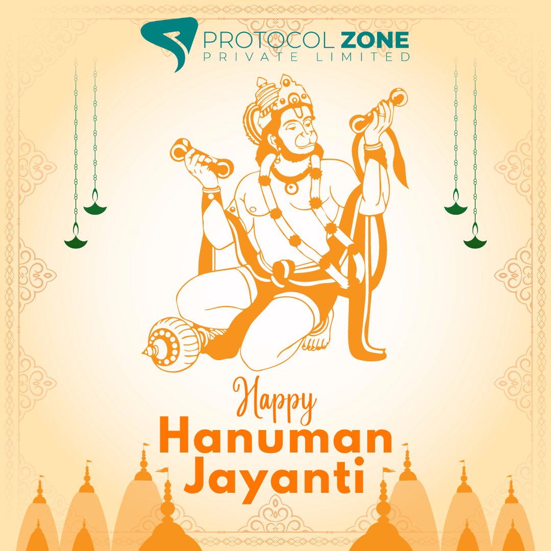 ProtocolZone's tweet image. Happy Hanuman Jayanti

&quot;May Lord Hanuman offer you his power, bless you with his diligence and bestow you the art of devotion as he had for Lord Ram&quot;

#protocolzone #protocolzonepvtltd #pzone #hanumanjayanti #hanumanji