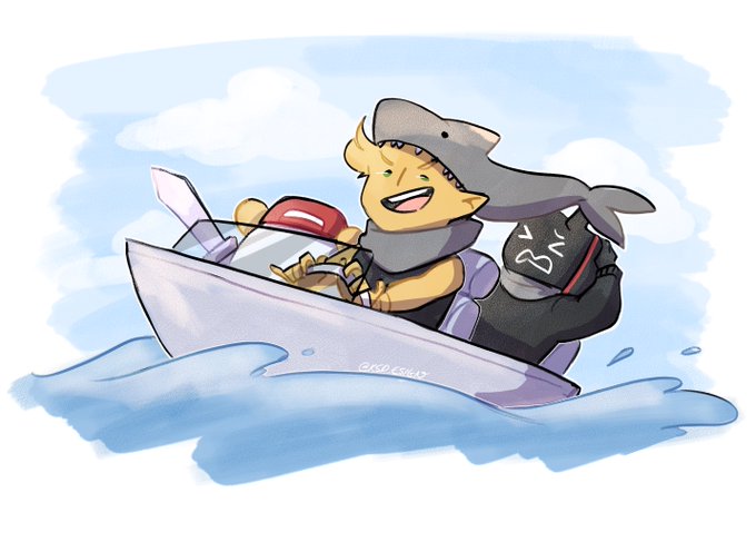 「hat shark」 illustration images(Latest)