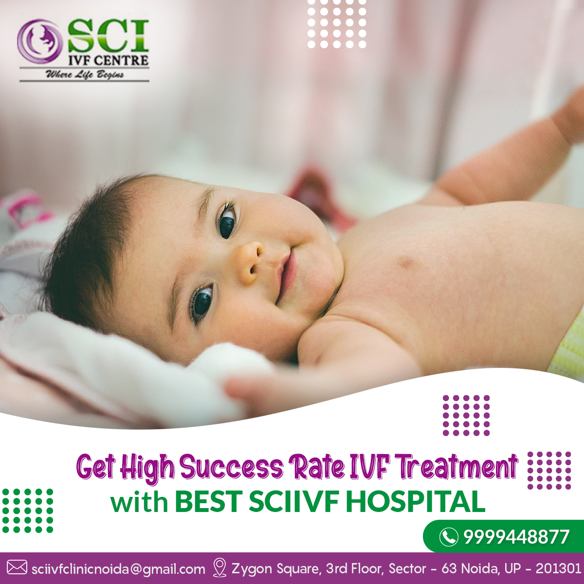 Looking for the best IVF hospital with a high success rate? Look no further! Our hospital offers top-notch #IVF treatment, customized to your specific needs. 

Call:  📷 0120-4318757, 099994 48877

#Fertility #ivfcost #sciivfhospital #drnupurgarg #sciivfcentre #sciivfcentrenoida