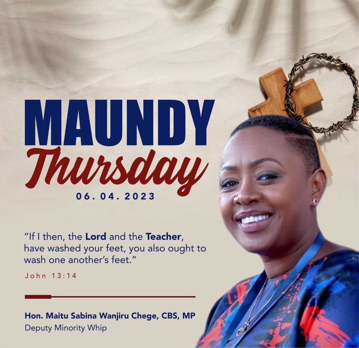 #MaundyThursday 
#MbeuyaNgai
@SABINACHEGE