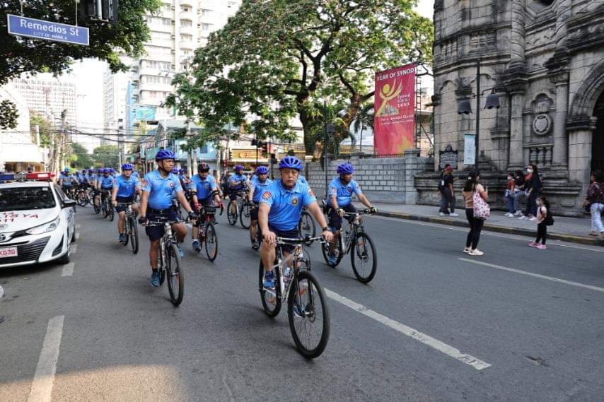 pnppio's tweet photo. Simultaneous nationwide through the conduct of “Bisikleta Iglesia” as part of the intensified security coverage in relation to the observance of the Holy Week.
Read more: https://t.co/wBTlrQZst7

#LifeIsBeautiful
#KaligtasanNyoSagotKo
#TulongTulongTayo
#MKKequalsK
#PNPKakampiNyo https://t.co/gSQ1QZ9b6p