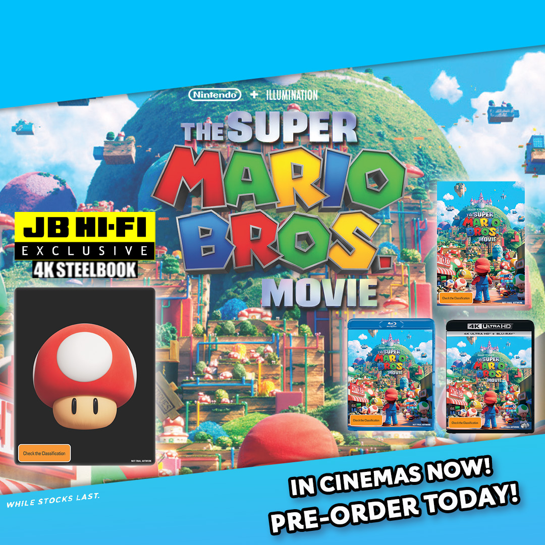 JB HiFi on Twitter "The Super Mario Bros. Movie, is a new, bigscreen