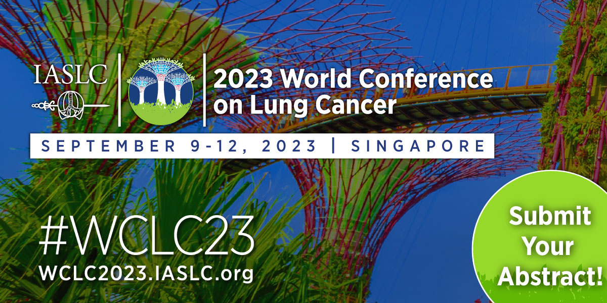 Only a few days left! The Program Committee invites you to participate in the IASLC 2023 World Conference on Lung Cancer (#WCLC23) by submitting your scientific abstract(s). The submission deadline is April 14, 2023. Learn More and/or submit here: wclc2023.iaslc.org/call-for-abstr… #LCSM